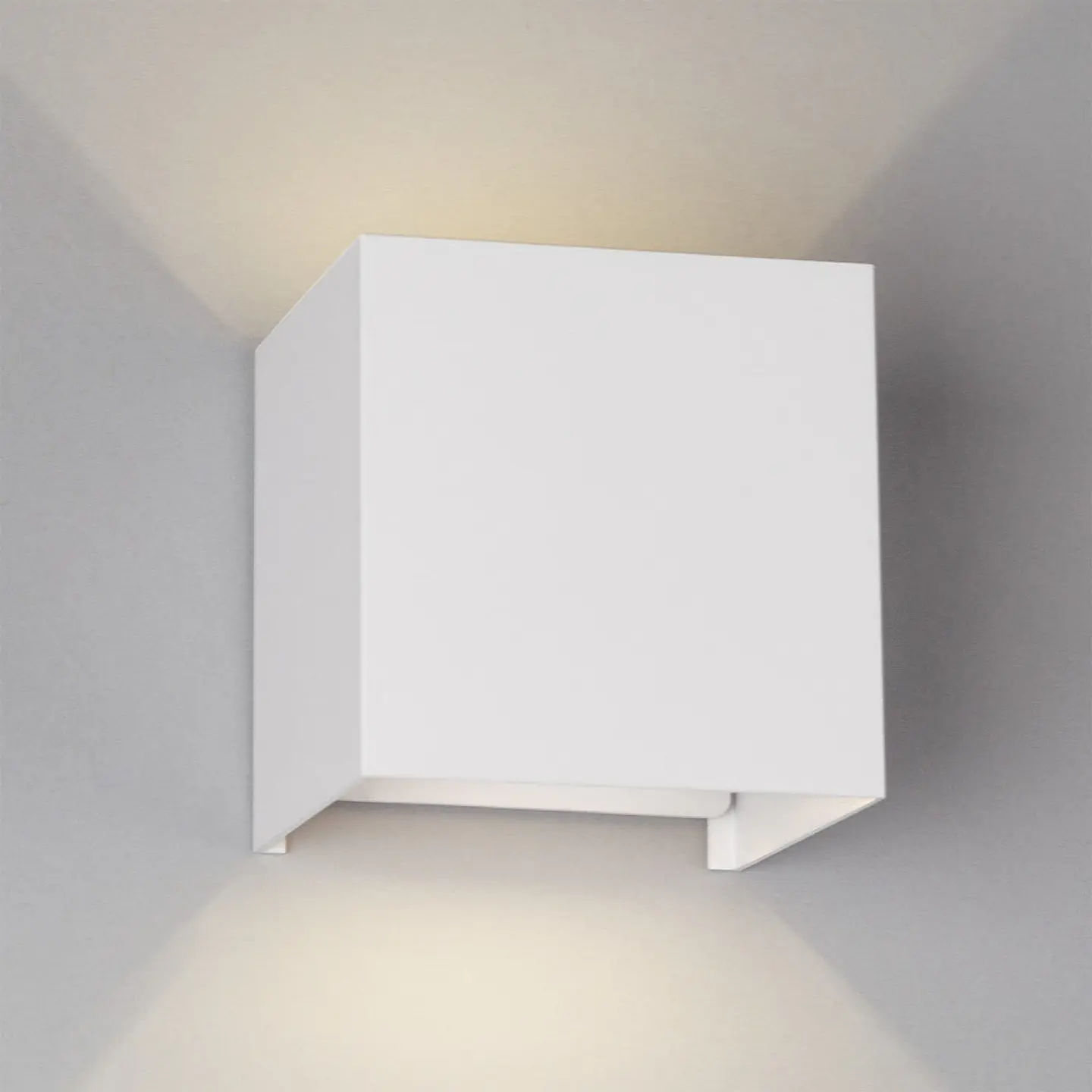 Aplique LED para exterior 2x5W 100Lm/W IP65 Branco 2700ÂºK [HO-APL06-IP65-W-WW] 1