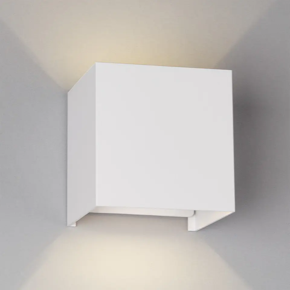 Aplique LED para exterior 2x5W 100Lm/W IP65 Branco 2700ÂºK [HO-APL06-IP65-W-WW] 1