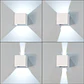 Aplique LED para exterior 2x5W 100Lm/W IP65 Branco 2700ÂºK [HO-APL06-IP65-W-WW] - Thumbnail 2