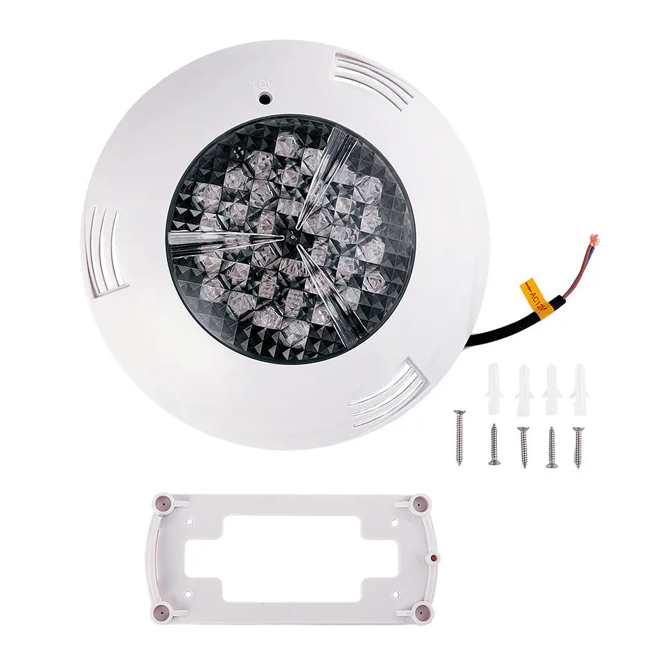 Refletor LED para piscina 36W 3051Lm 4.000ÂºK Ã˜295mm 30.000H Montagem saliente [WR-295-2AS-36W-W] 2
