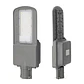 Luz de rua solar LED 100W 5000K Painel 6V 25W Bateria 20Ah Sensor crepuscular / Controle Remoto - Thumbnail 3