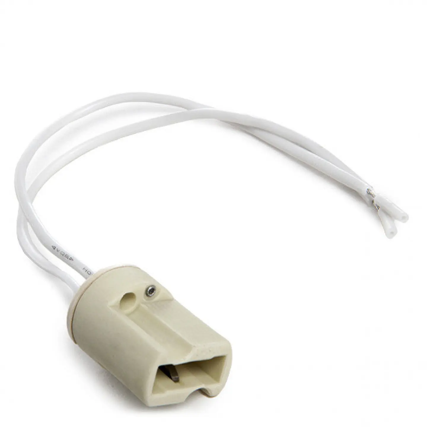 Suporte de LÃ¢mpada CerÃ¢mica G9 Cabo 160Mm 180Âºc 2