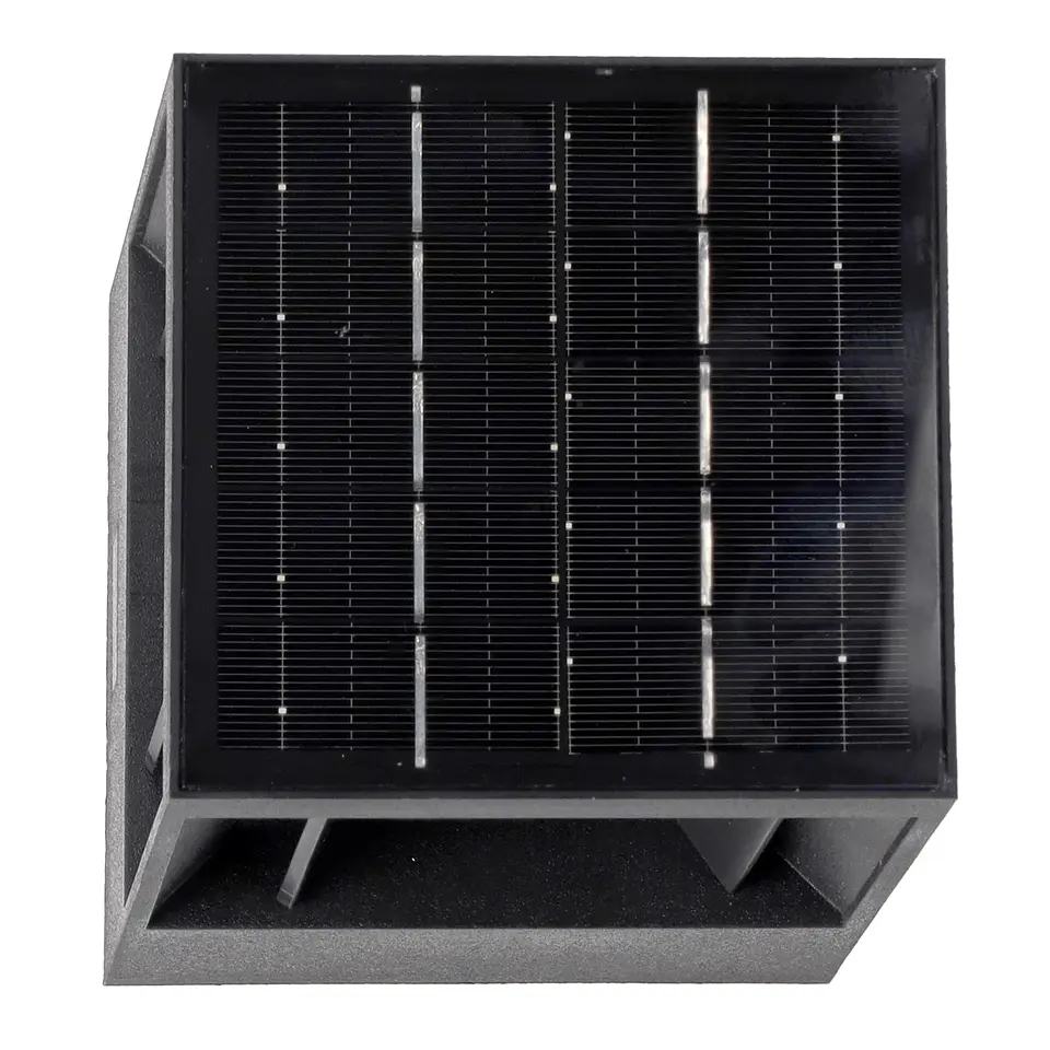 Painel solar LED 1.5W bateria 3.7V IP65 luz de parede 2