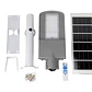 Luz de rua solar LED 100W 5000K Painel 6V 25W Bateria 20Ah Sensor crepuscular / Controle Remoto - Thumbnail 6