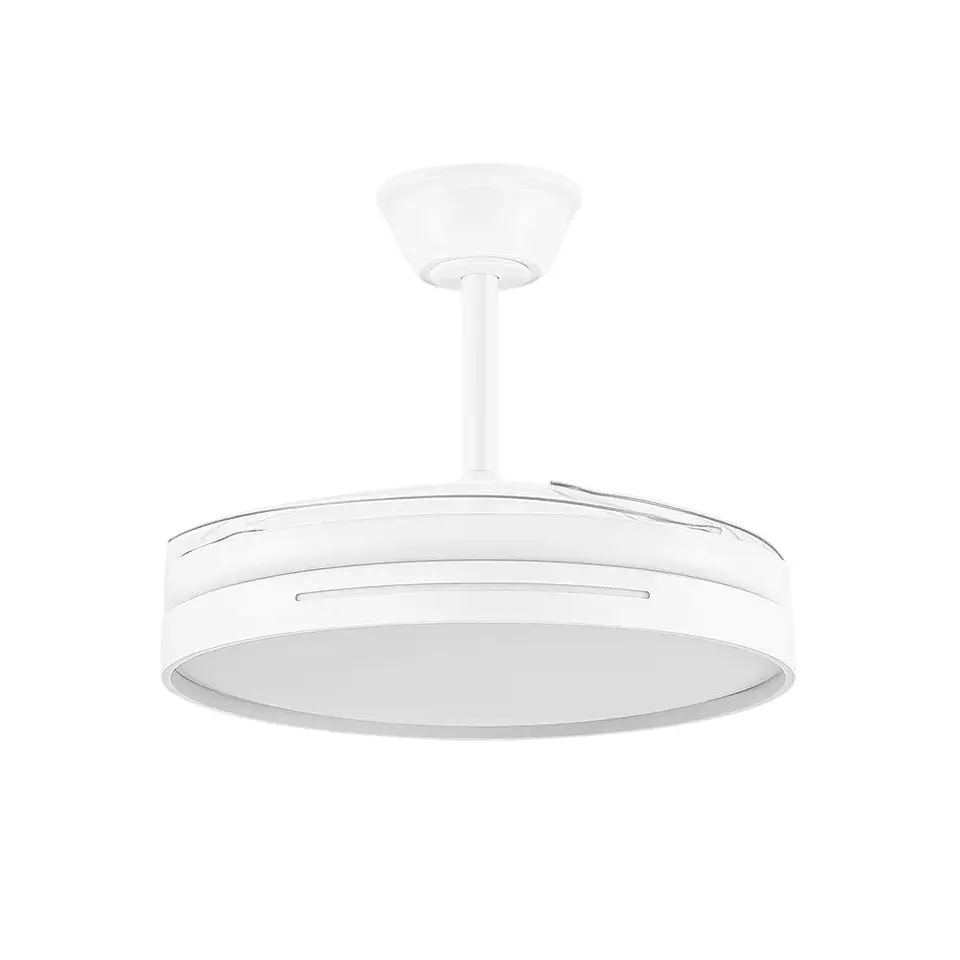 Ventilador DC Micenas FunÃ§Ã£o VerÃ£o-Inverno 59W Branco, 4 HÃ©lices, 107Â°, 6980 lm, 3500-4000-6500K, com Controlo Remoto e Temporizador 2