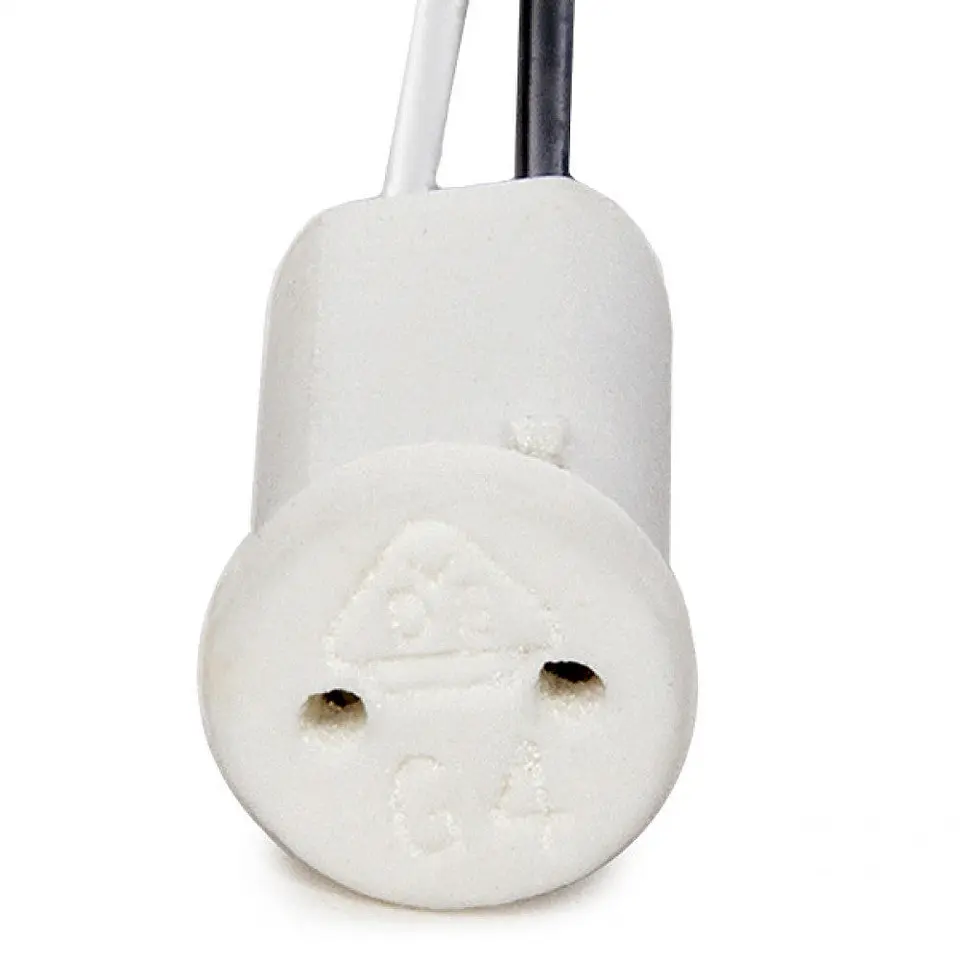 Suporte de LÃ¢mpada CerÃ¢mica G4/Mr11 Cabo 300Mm 180Âºc 1