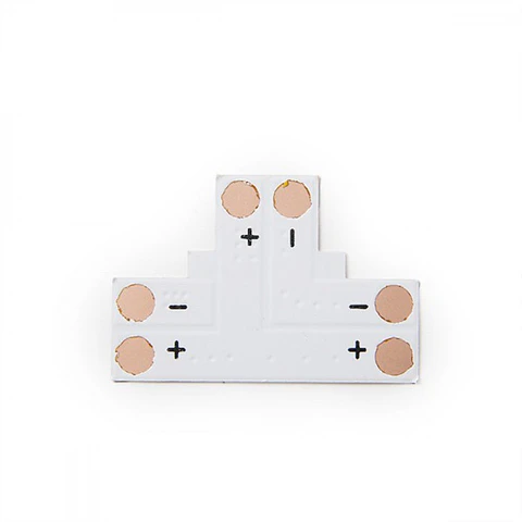 Conector Solda T Tira LED Led 8Mm
