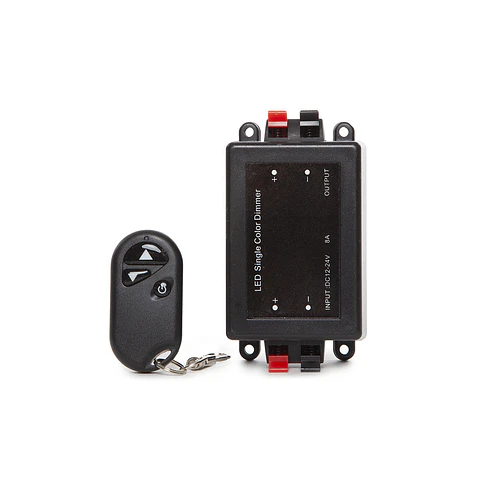 Dimmer Tira LED Led Controle Controlo Remoto 12-24Vdc â–º 96/192W