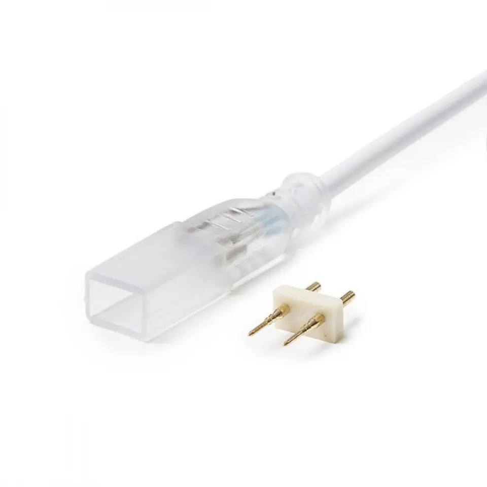 Cabo Conector 2Â Tira Leds Leds 220Vac Smd5050 [HO-CC-220-5050] 2