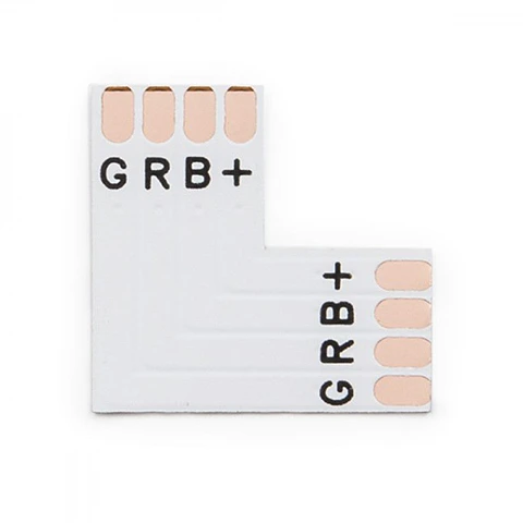 Conector Solda L Tira LED Led Rgb 10Mm