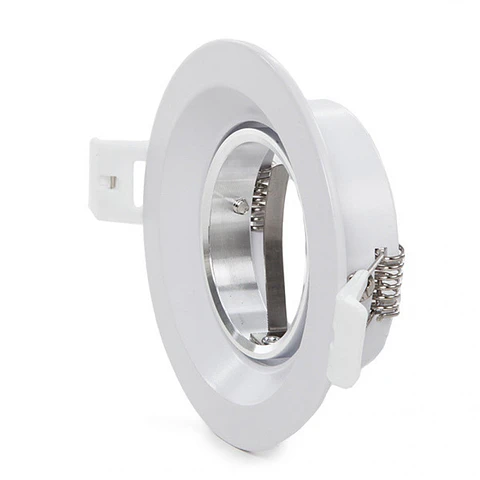 Anel Downlight Circular Gu10 Ã˜92Mm - Branco