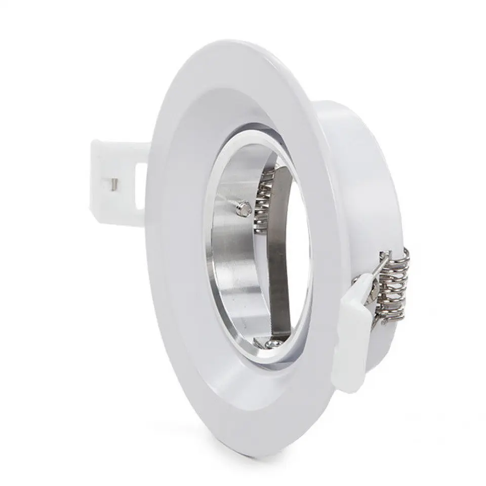 Anel Downlight Circular Gu10 Ã˜92Mm - Branco 1