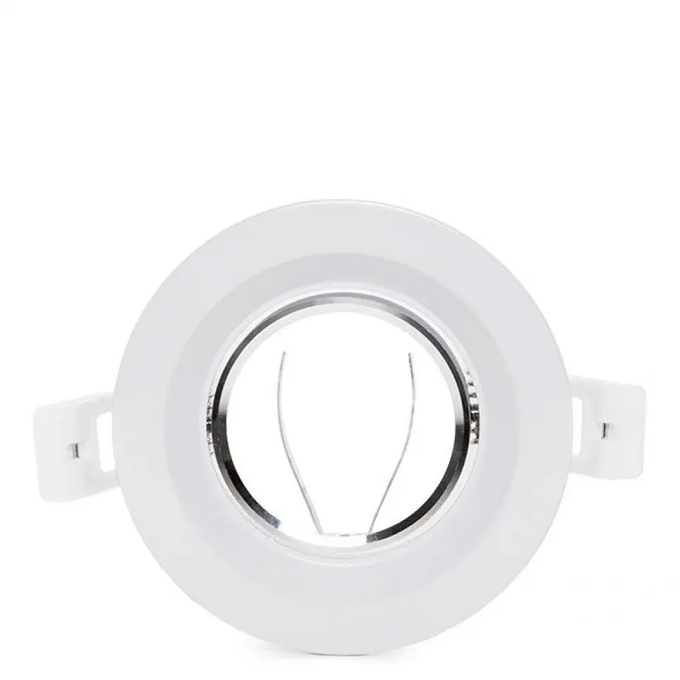 Anel Downlight Circular Gu10 Ã˜92Mm - Branco 2
