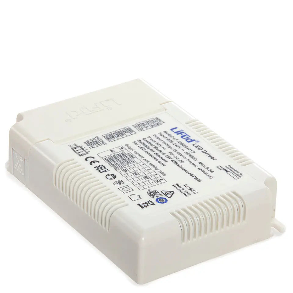 Driver Lifud 24-32W Ac220-240V 3 En 1 Dim (0-10V/Pwm/Rx) Flicker Free + Dip 2