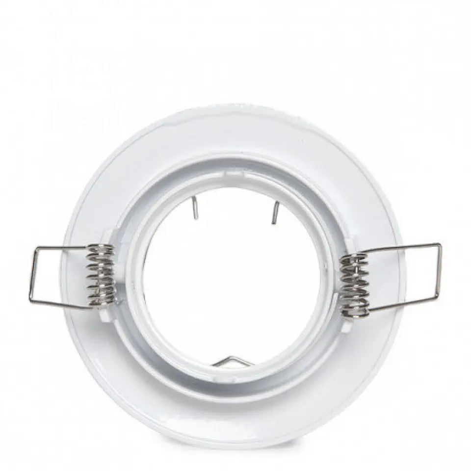 Anel Downlight InclinÃ¡vel Circular AlumÃ­nio Branco93Mm Caixa Personalizada 3