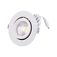 Foco Downlight LED 20W 3000Lm 4000ÂºK Circular AjustÃ¡vel 40.000H [HO-COB-C-OR-20W-W] - Thumbnail 1