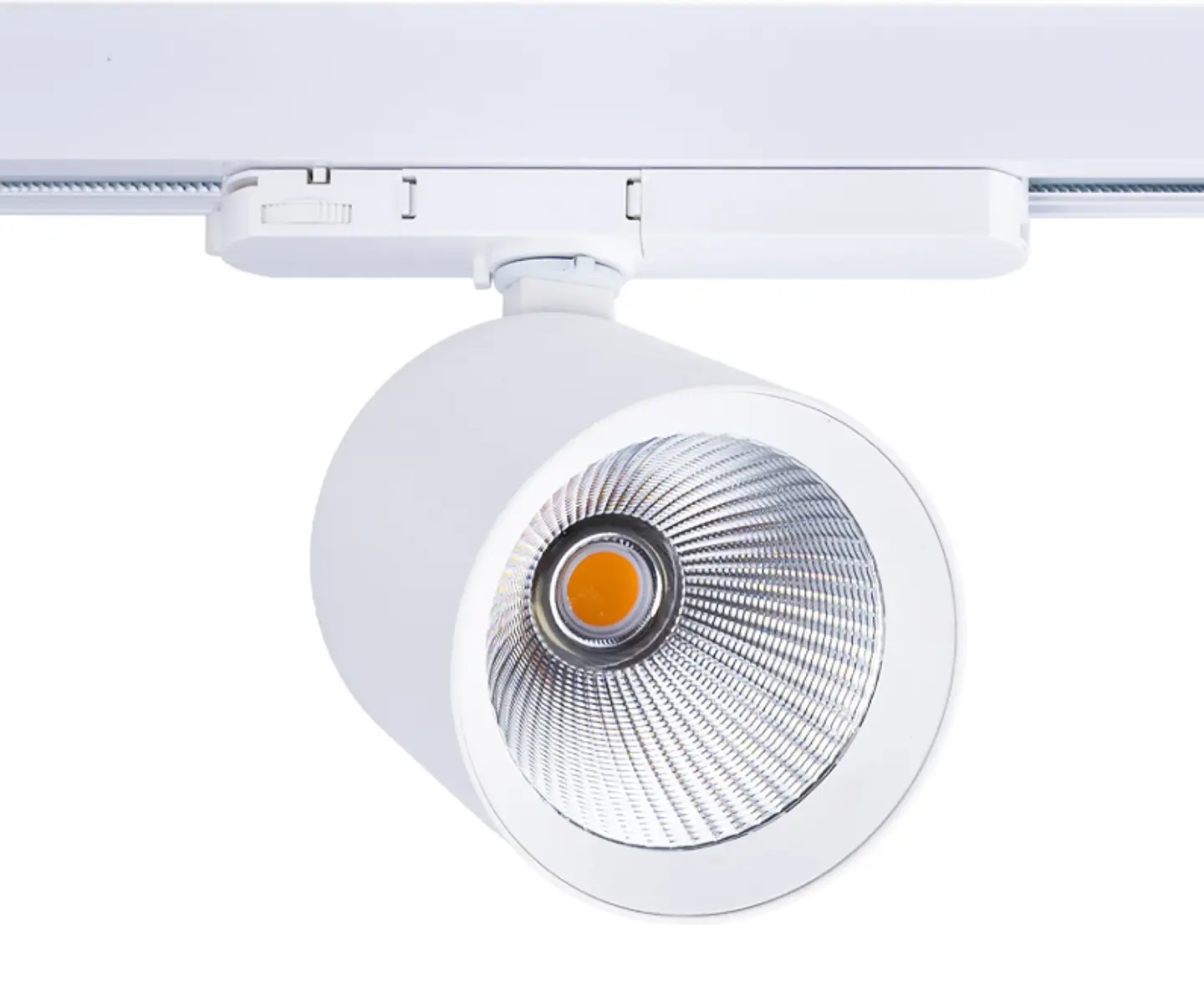 Projetor de trilho LED trifÃ¡sico de 40W para aÃ§ougues, driver Lifud Flicker Free 1