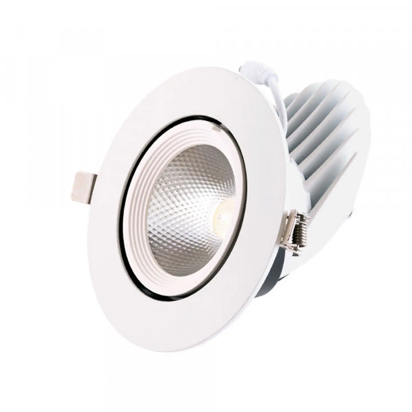 Foco Downlight LED 20W 3000Lm 2700ÂºK Circular AjustÃ¡vel 40.000H [HO-COB-C-OR-20W-WW] 5