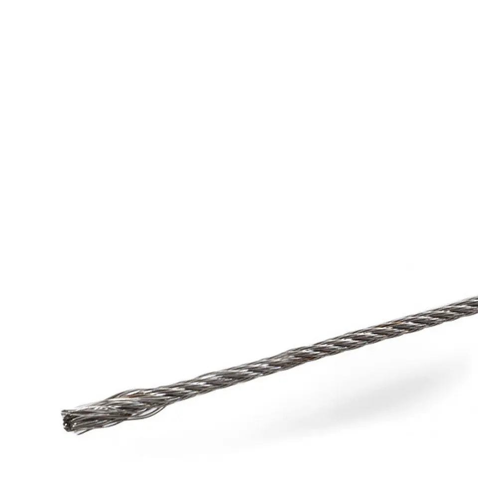 Cabo AÃ§o AÃ§o Inoxidavel SuspensÃ£o Luminaria-Perfil Ã˜1,2Mm (Por Metro) 2
