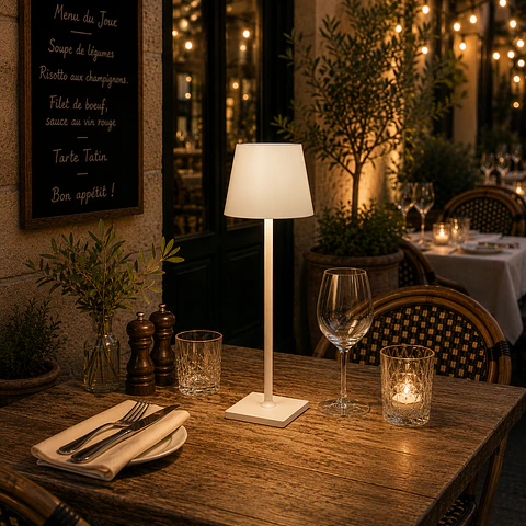 Lumiaria de mesa portÃ¡til LED sensÃ­vel ao toque "Raina" 1,5W