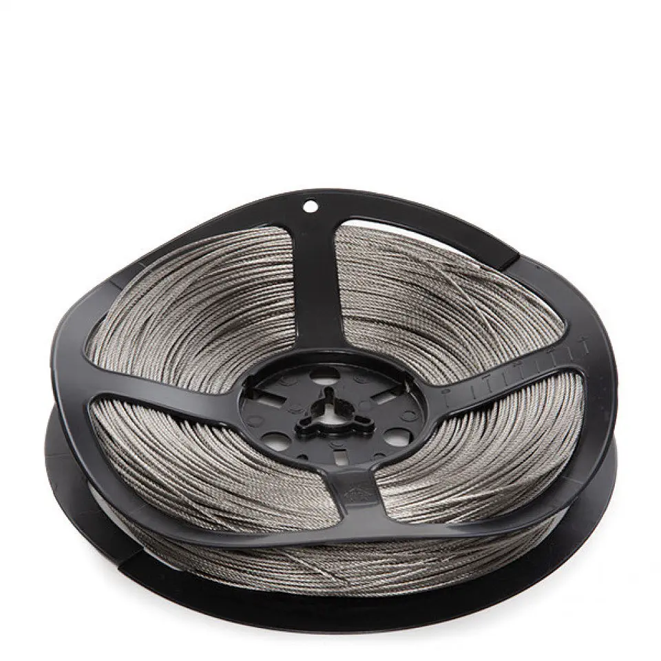 Cabo AÃ§o AÃ§o Inoxidavel SuspensÃ£o Luminaria-Perfil Ã˜1,2Mm (Por Metro) 3