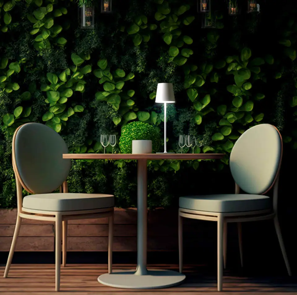 LuminÃ¡ria de mesa portÃ¡til LED sensÃ­vel ao toque 