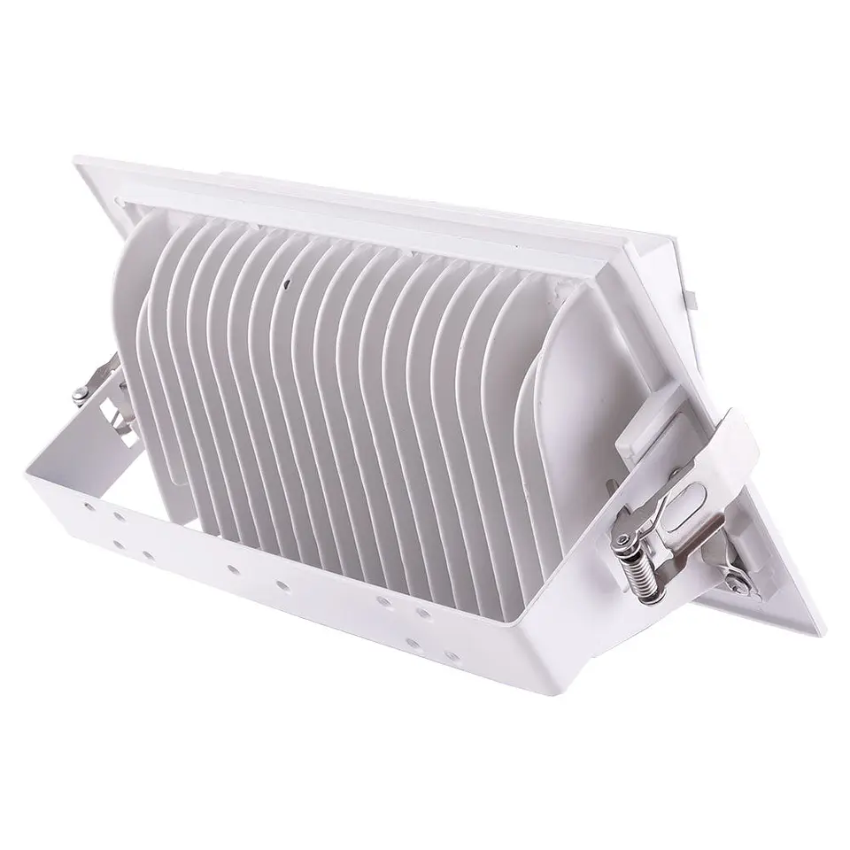 Foco Downlight LED 50W 8000Lm 2700ÂºK Retangular AjustÃ¡vel 40.000H [HO-COB-R-OR-50W-WW] 6