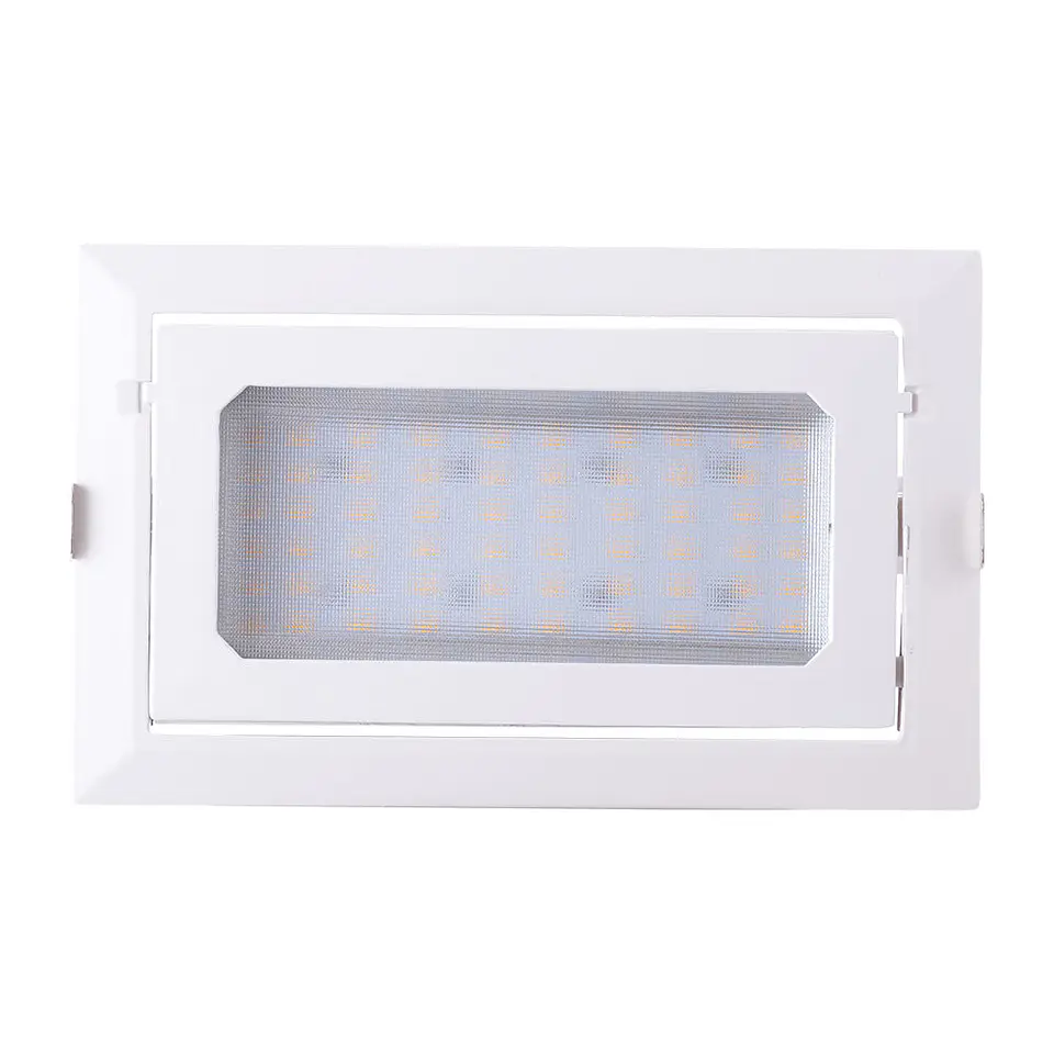 Foco Downlight LED 30W 5000Lm 2700ÂºK Retangular AjustÃ¡vel 40.000H [HO-COB-R-OR-30W-WW] 4
