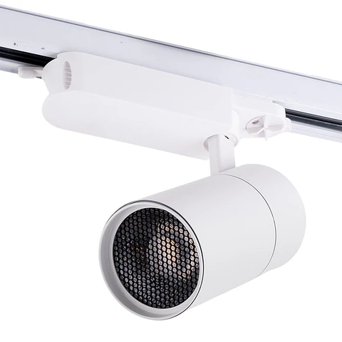 Foco LED para Carril 30W 2700Lm CRI90 4200ºK Trifasico 40.000H Antirreflexo [HO-FC-3F-30W-AD-WW]