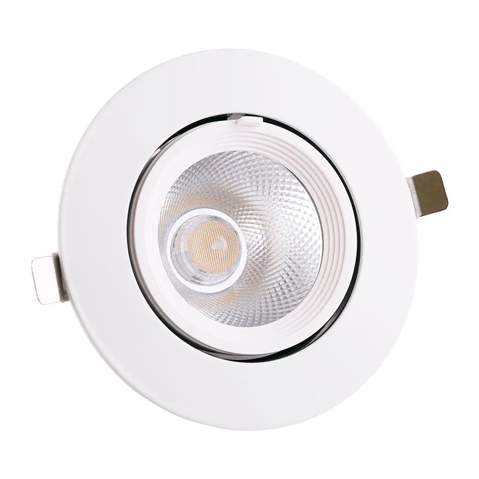 Foco Downlight LED 24W 3600Lm 4000ÂºK Circular AjustÃ¡vel 40.000H [HO-COB-C-OR-24W-W] 2