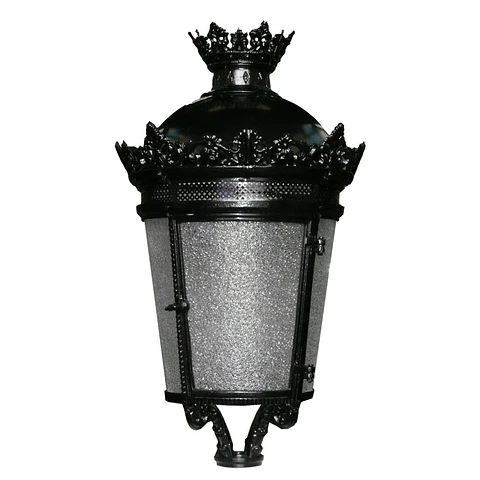 Lanterna FernandiNao 650Mm Forjado Aluminio ForNao Pintado Preto