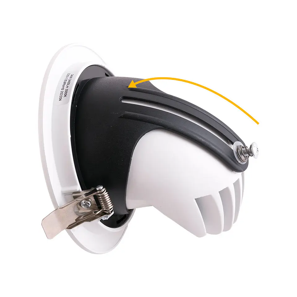 Foco Downlight LED 24W 3600Lm 4000ÂºK Circular AjustÃ¡vel 40.000H [HO-COB-C-OR-24W-W] 4