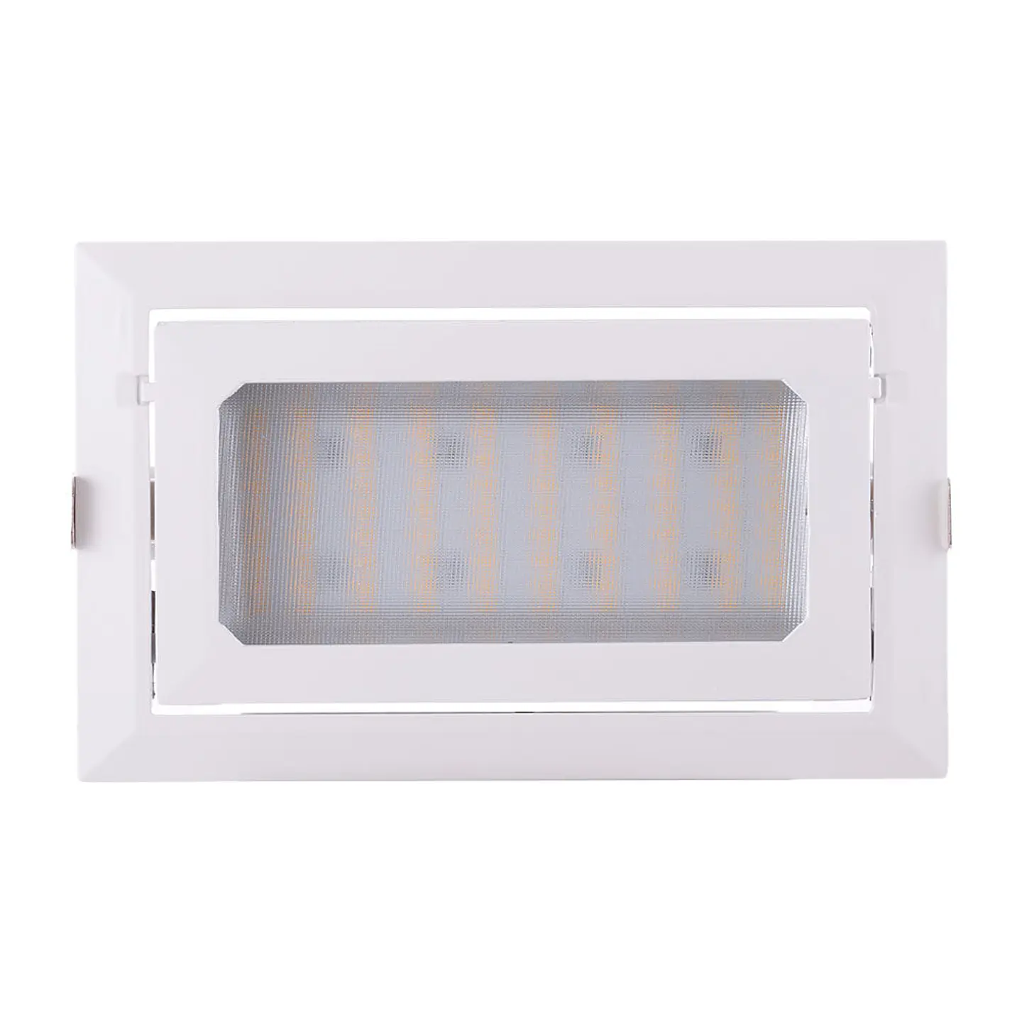 Foco Downlight LED 40W 6600Lm 2700ÂºK Retangular AjustÃ¡vel 40.000H [HO-COB-R-OR-40W-WW] 4