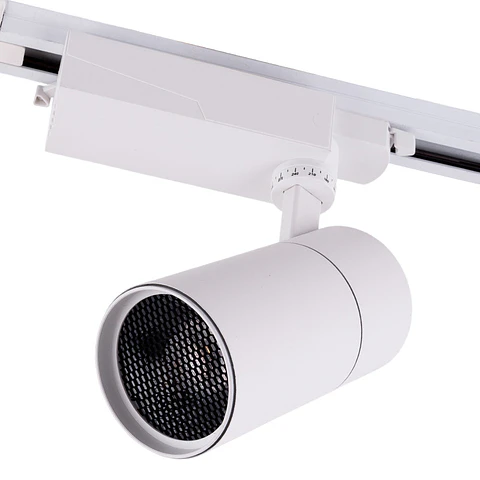 Refletor de trilho LED 30W 2700Lm CRI90 4200ºK MonofÃ¡sico 40.000H Antirreflexo [HO-FC-30W-AD-WW]