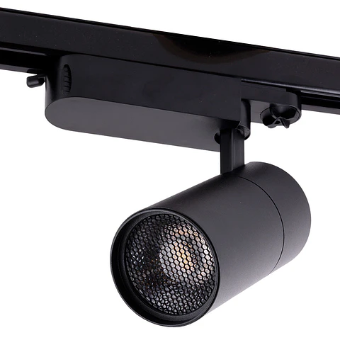 Refletor LED para Trilha 30W 2527Lm CRI90 2700ºK Trifasico 40.000H Antirreflexo [HO-FC-30W-AD-B-WW]