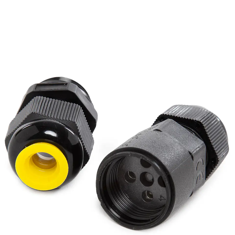 Conector Reto Ip68 Preto 2