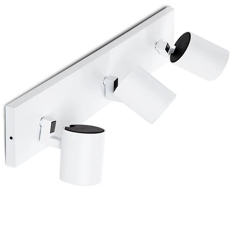 Luz De muroe "Lumiastra" 3xGU10 BrancoSem Lampada