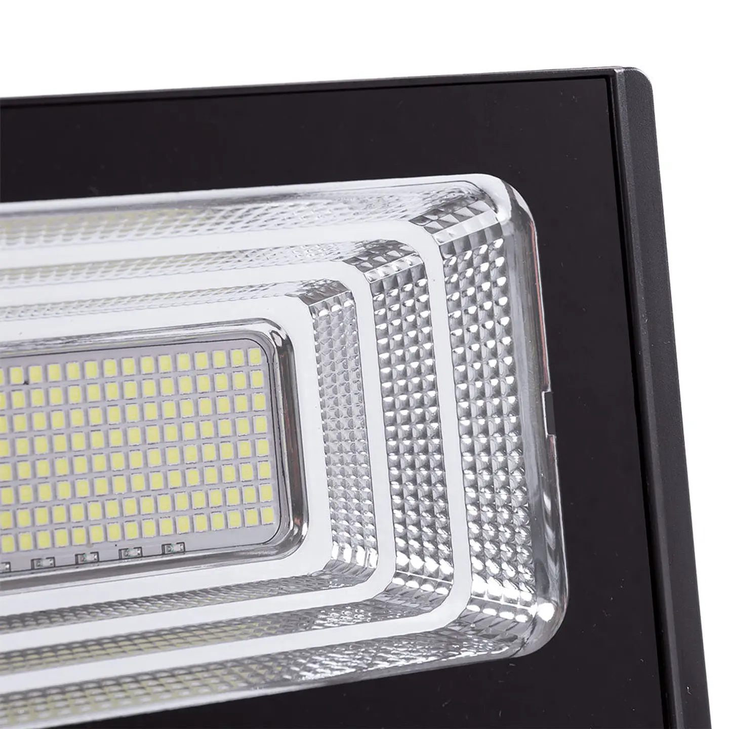 Holofote LED solar 65W 6500K Painel: Bateria 6V/8W: Controle remoto 3,2V/5000MaH [HO-SOLARFL-65W-01] 3