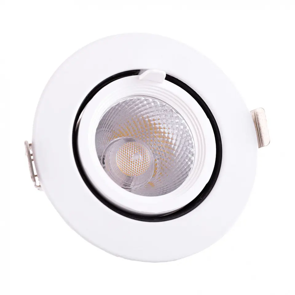 Foco Downlight LED 9W 1350Lm 2700ÂºK Circular AjustÃ¡vel 40.000H [HO-COB-C-OR-9W-WW] 2