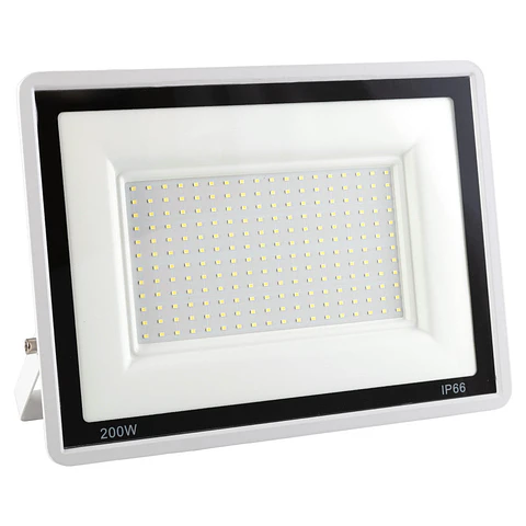 Holofote LED 200W 16.000Lm 6000ºK IP66 Regulavel 60.000H Acabamento Branco [LM-6016-W-CW]