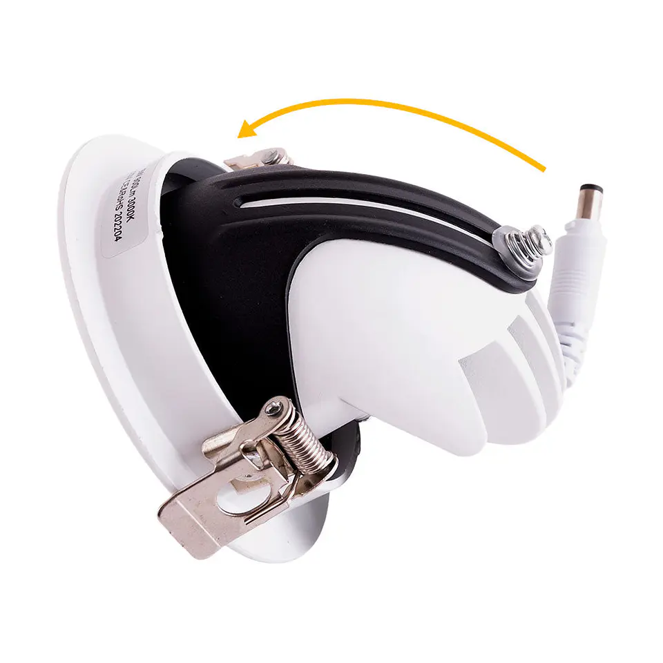 Foco Downlight LED 9W 1350Lm 4000ÂºK Circular AjustÃ¡vel 40.000H [HO-COB-C-OR-9W-W] 3