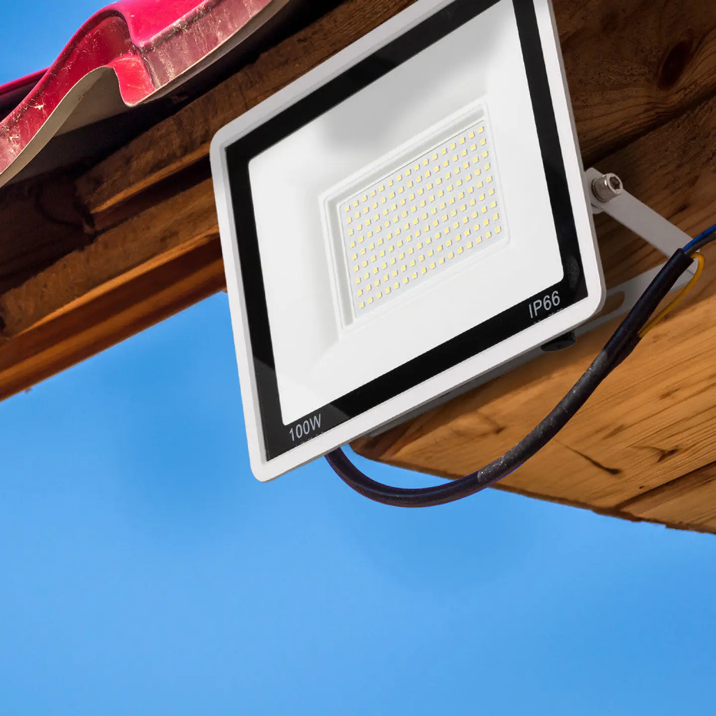 Holofote LED 100W 8.000Lm 6000ÂºK IP66 RegulÃ¡vel 60.000H Acabamento Branco [LM-6010-W-CW] 2