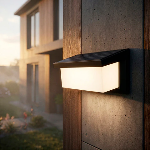 Luz de parede LED solar 3.0W bateria 3.7V IP65