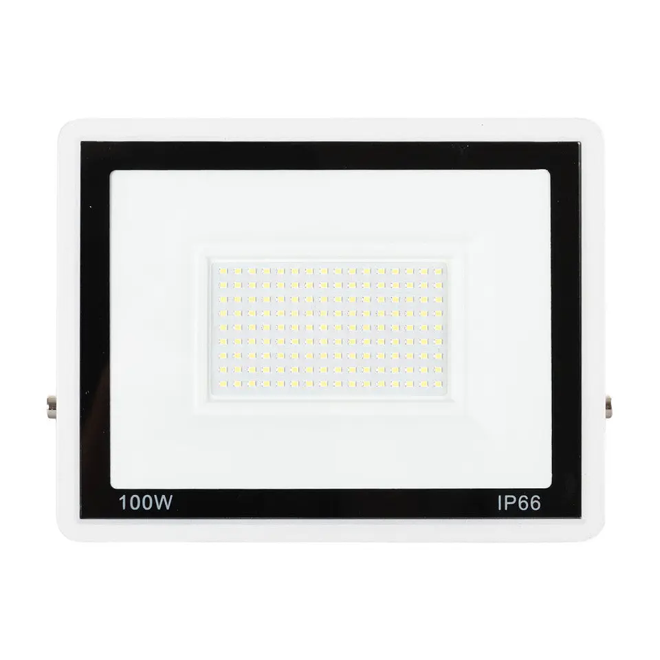 Holofote LED 100W 8.000Lm 6000ÂºK IP66 RegulÃ¡vel 60.000H Acabamento Branco [LM-6010-W-CW] 4