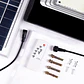 Holofote LED solar 100W 4000K Painel: 6V / 12W Bateria: 3,2V / 8000MaH Controle remoto [HO-SOLARFL-100W-01-W] - Thumbnail 6