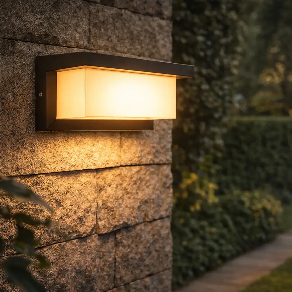 Luz de parede LED solar 3.0W bateria 3.7V IP65 6