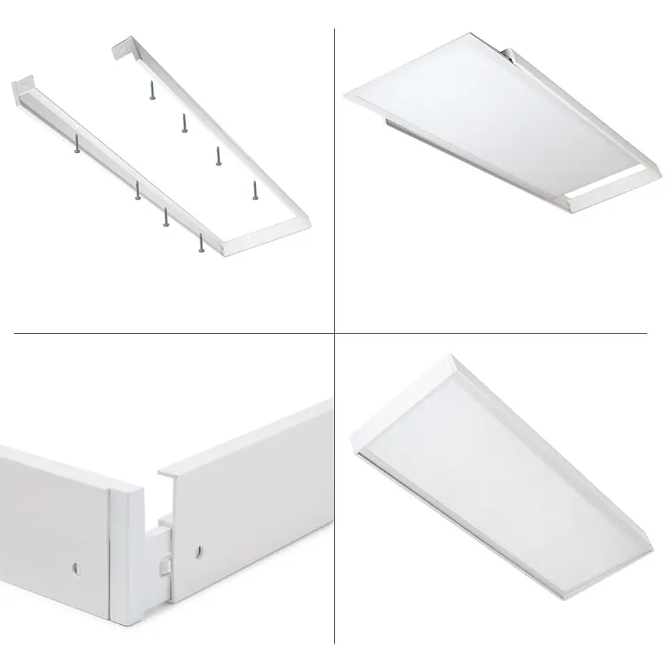 Painel LED 72W 7.900Lm 6000ÂºK 120x60cm + Kit SuperfÃ­cie 40.000H [HO-KITPAN120X60-72W-CW] 2