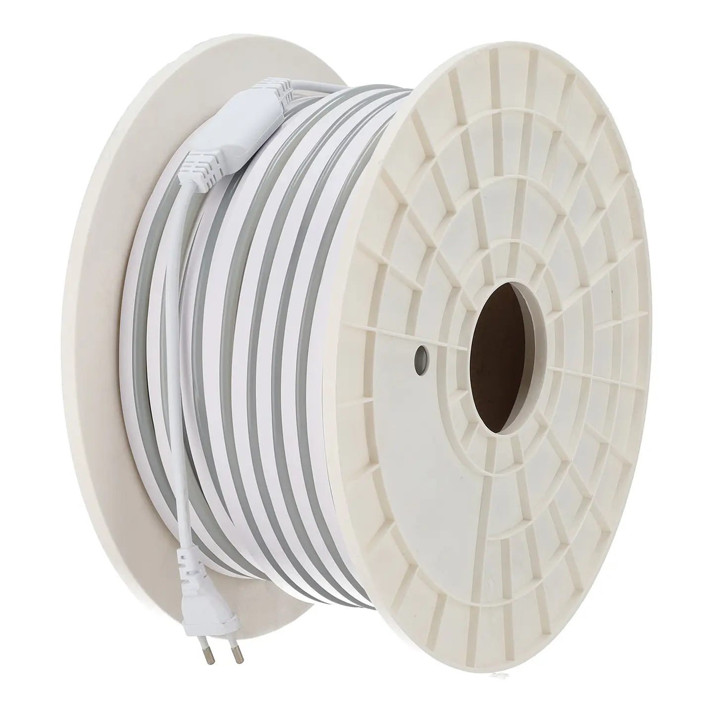 Fita LED flexÃ­vel 10W/M 220VAC 120 LEDs/M SMD2835 IP65 Verde 50 metros 1