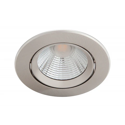 Pacote 3 LED Downlight Philips "Sparkle" Circular 5,5W 350Lm Banhado A NÃ­quel 2700K [Ph-929002374322]