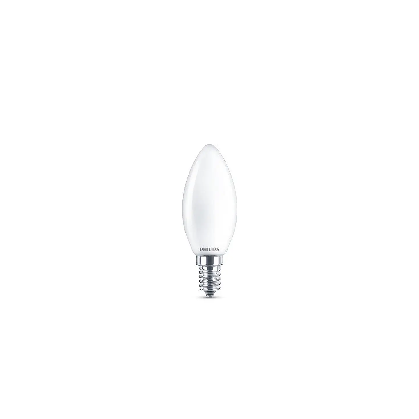 Pacote 2 Lampada LED Philips E14 B35 4.3W 470Lm 2700K [Ph-929001345367] 2